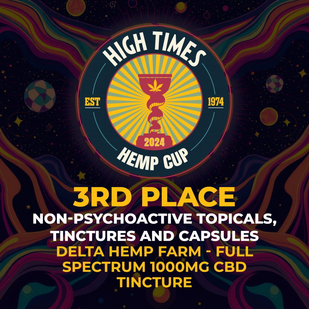 2024 High times hemp cup 3rd place winner